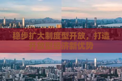 稳步扩大制度型开放，打造开放型经济新优势