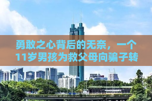 勇敢之心背后的无奈，一个11岁男孩为救父母向骗子转账77次的真实故事