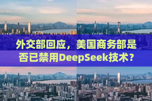 外交部回应，美国商务部是否已禁用DeepSeek技术？揭示背后的真相