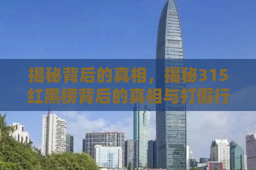 揭秘背后的真相，揭秘315红黑榜背后的真相与打假行动
