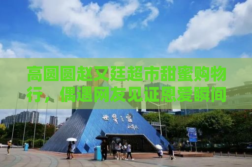 高圆圆赵又廷超市甜蜜购物行，偶遇网友见证恩爱瞬间