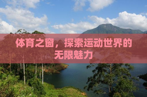 体育之窗，探索运动世界的无限魅力