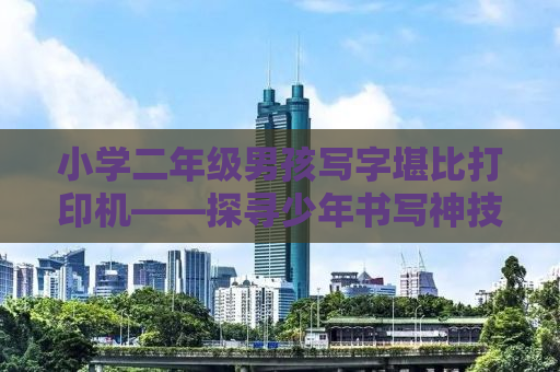 小学二年级男孩写字堪比打印机——探寻少年书写神技的背后