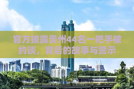 官方披露贵州44名一把手被约谈，背后的故事与警示