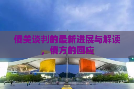 俄美谈判的最新进展与解读，俄方的回应