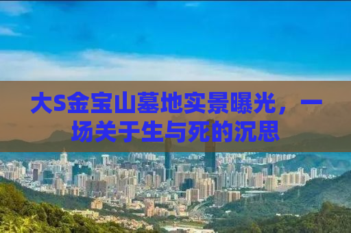 大S金宝山墓地实景曝光，一场关于生与死的沉思