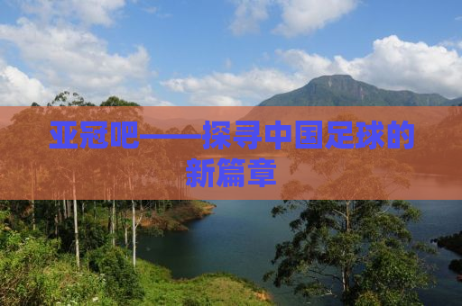 亚冠吧——探寻中国足球的新篇章