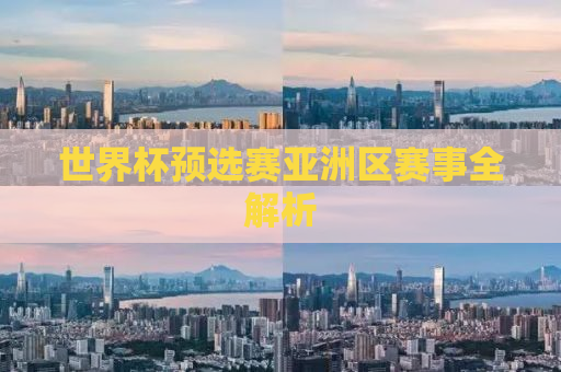 世界杯预选赛亚洲区赛事全解析