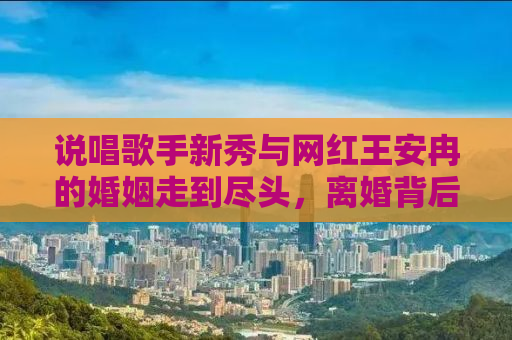 说唱歌手新秀与网红王安冉的婚姻走到尽头，离婚背后的故事