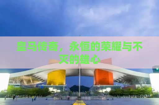 皇马传奇，永恒的荣耀与不灭的雄心