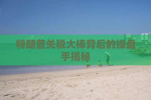 特朗普关税大棒背后的操盘手揭秘