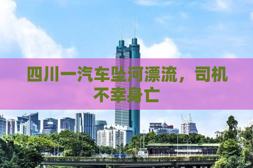 四川一汽车坠河漂流，司机不幸身亡
