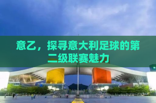 意乙，探寻意大利足球的第二级联赛魅力