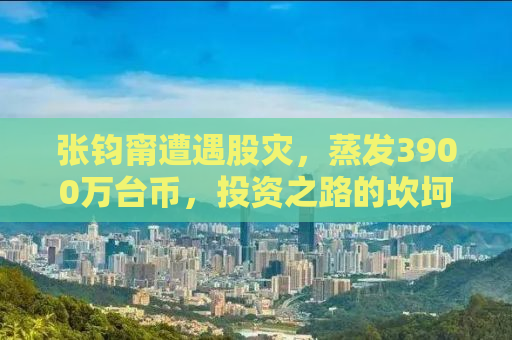 张钧甯遭遇股灾，蒸发3900万台币，投资之路的坎坷与挑战