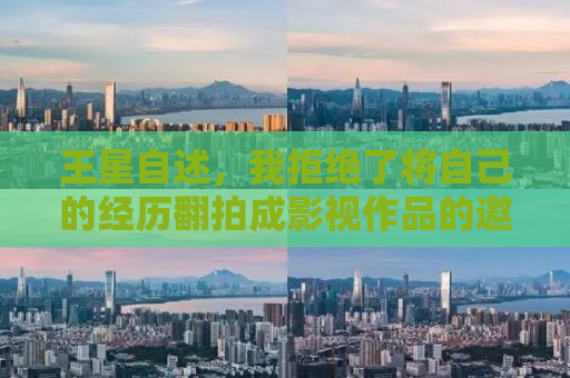 王星自述，我拒绝了将自己的经历翻拍成影视作品的邀请