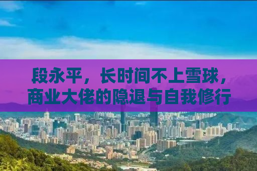 段永平，长时间不上雪球，商业大佬的隐退与自我修行
