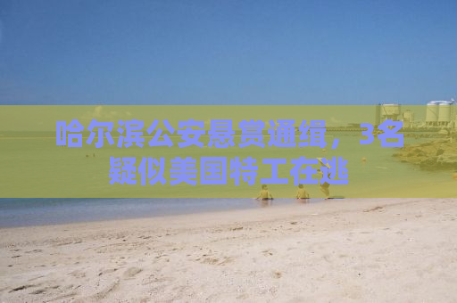 哈尔滨公安悬赏通缉，3名疑似美国特工在逃