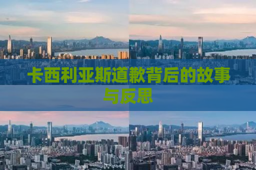 卡西利亚斯道歉背后的故事与反思
