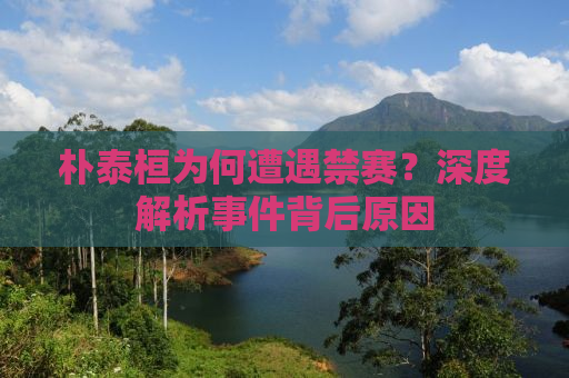 朴泰桓为何遭遇禁赛？深度解析事件背后原因